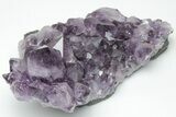 Dark Purple Amethyst Cluster - Very Large Crystals #211965-1